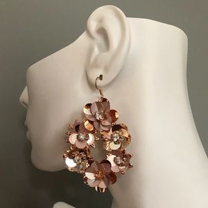 50’s Japanese Bridal Flower Earrings